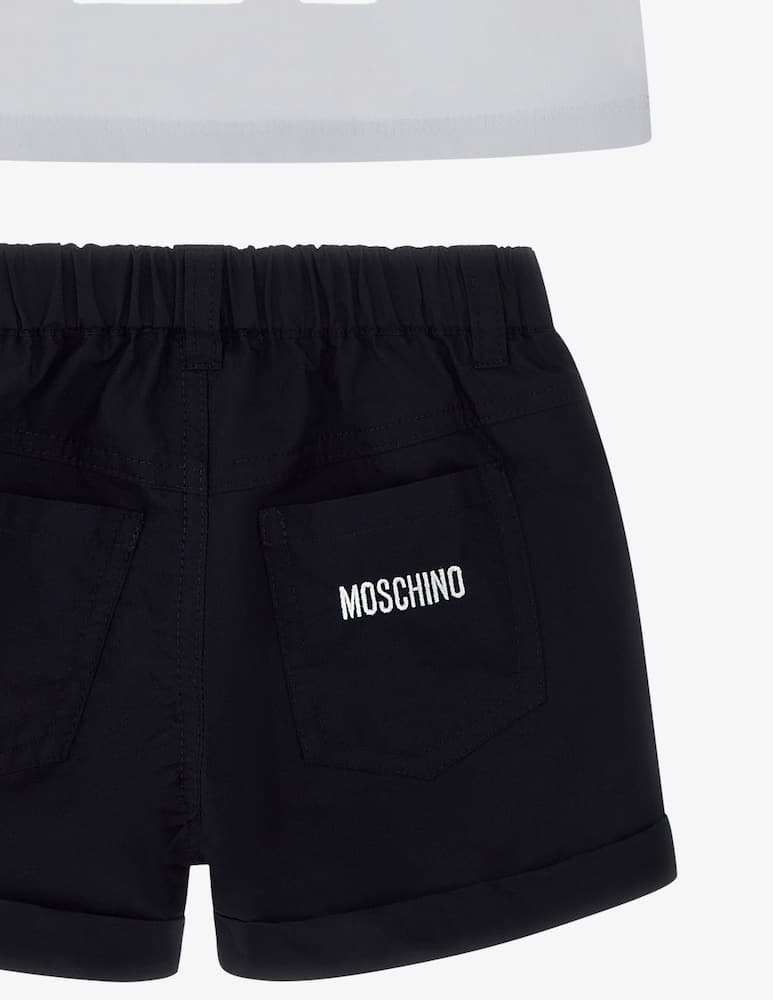 Moschino T-shirt and shorts set - picture 3