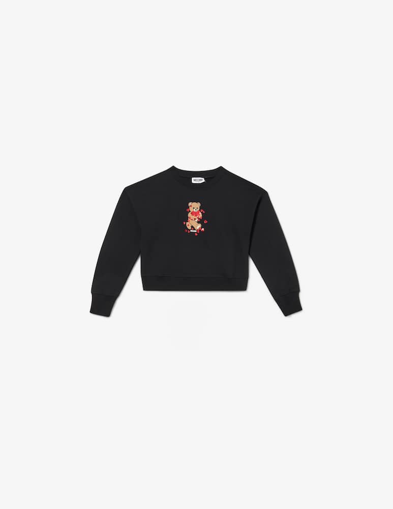 rinascente Moschino Felpa girocollo con stampa teddy
