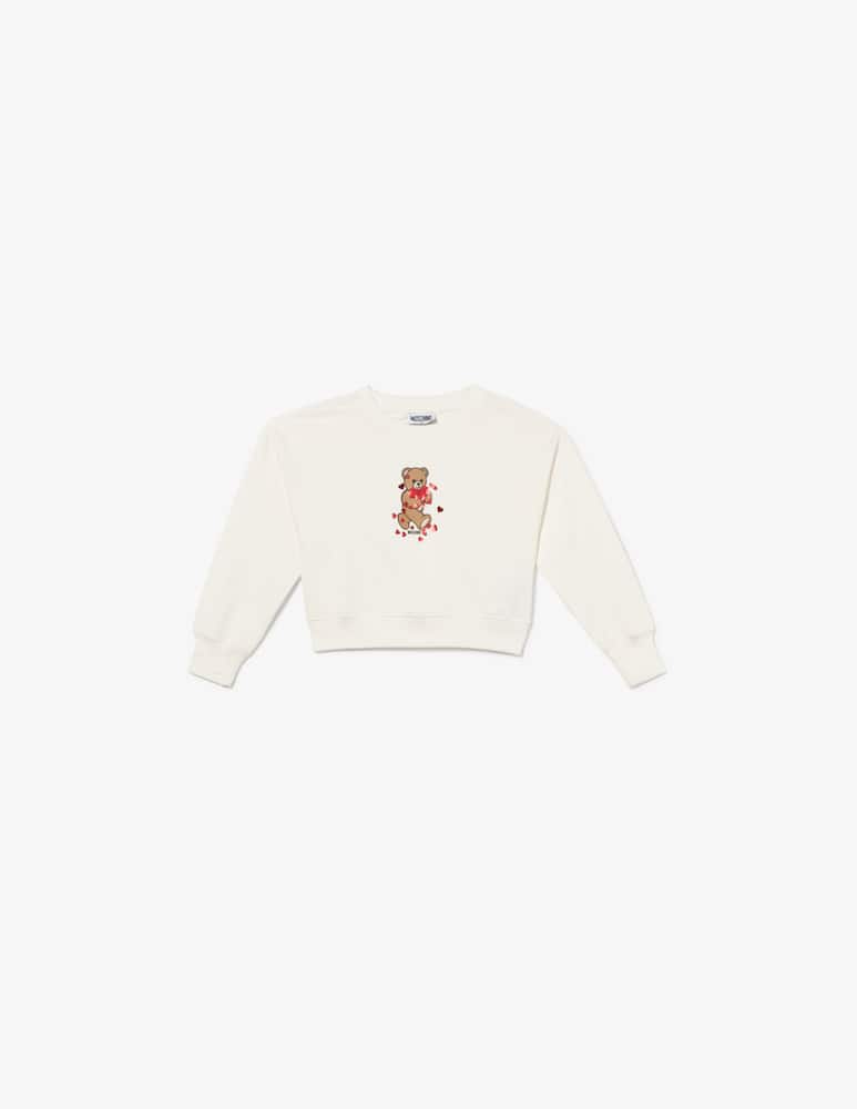 rinascente Moschino Felpa girocollo con stampa teddy