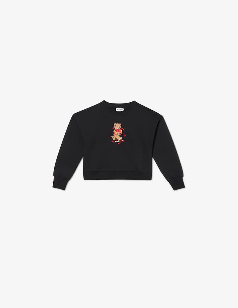 rinascente Moschino Felpa girocollo con stampa teddy