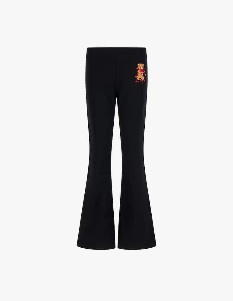 rinascente Moschino Flared trousers with teddy print