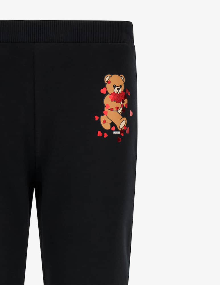 rinascente Moschino Flared trousers with teddy print