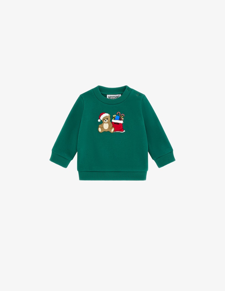 Moschino Felpa girocollo con stampa teddy - immagine 1 Moschino Felpa girocollo con stampa teddy - immagine 1