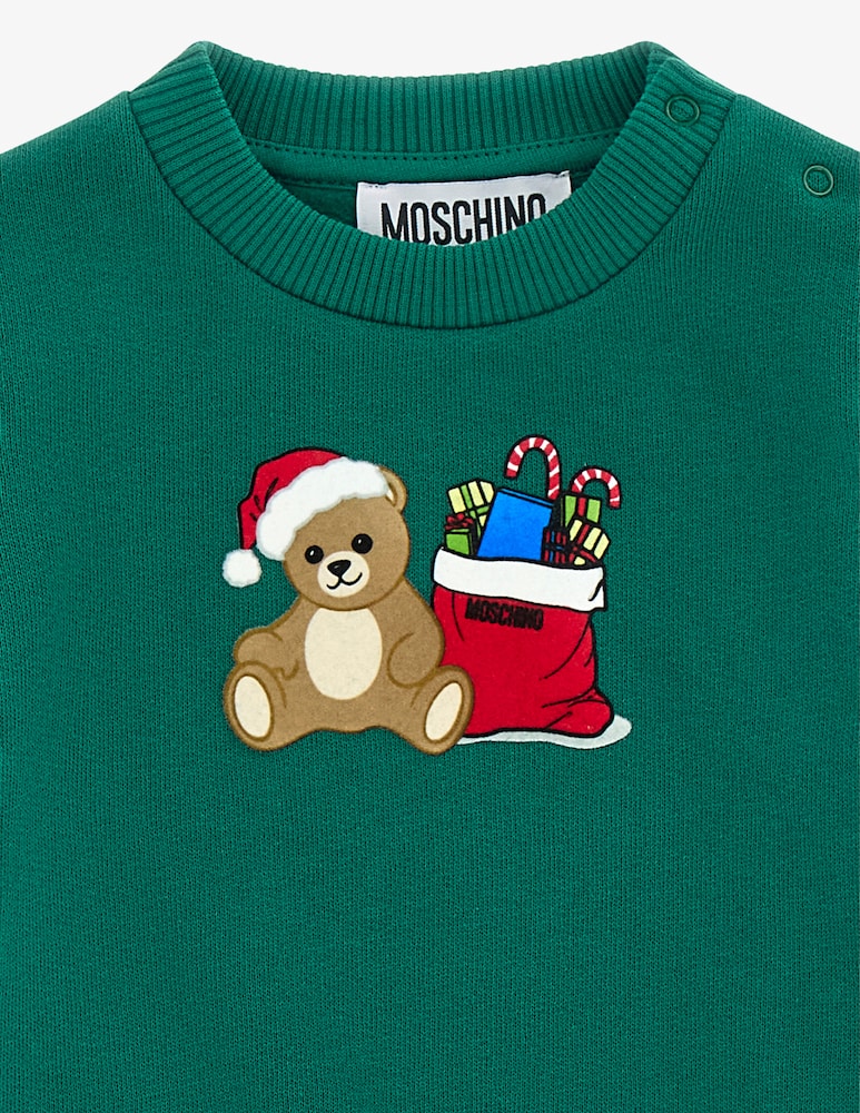 Moschino Felpa girocollo con stampa teddy - immagine 2 Moschino Felpa girocollo con stampa teddy - immagine 2