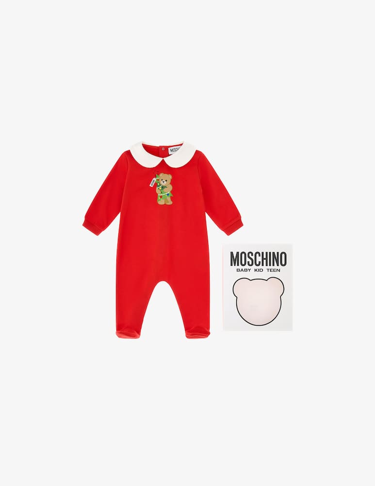 Moschino Tutina con stampa teddy e colletto - immagine 1 Moschino Tutina con stampa teddy e colletto - immagine 1