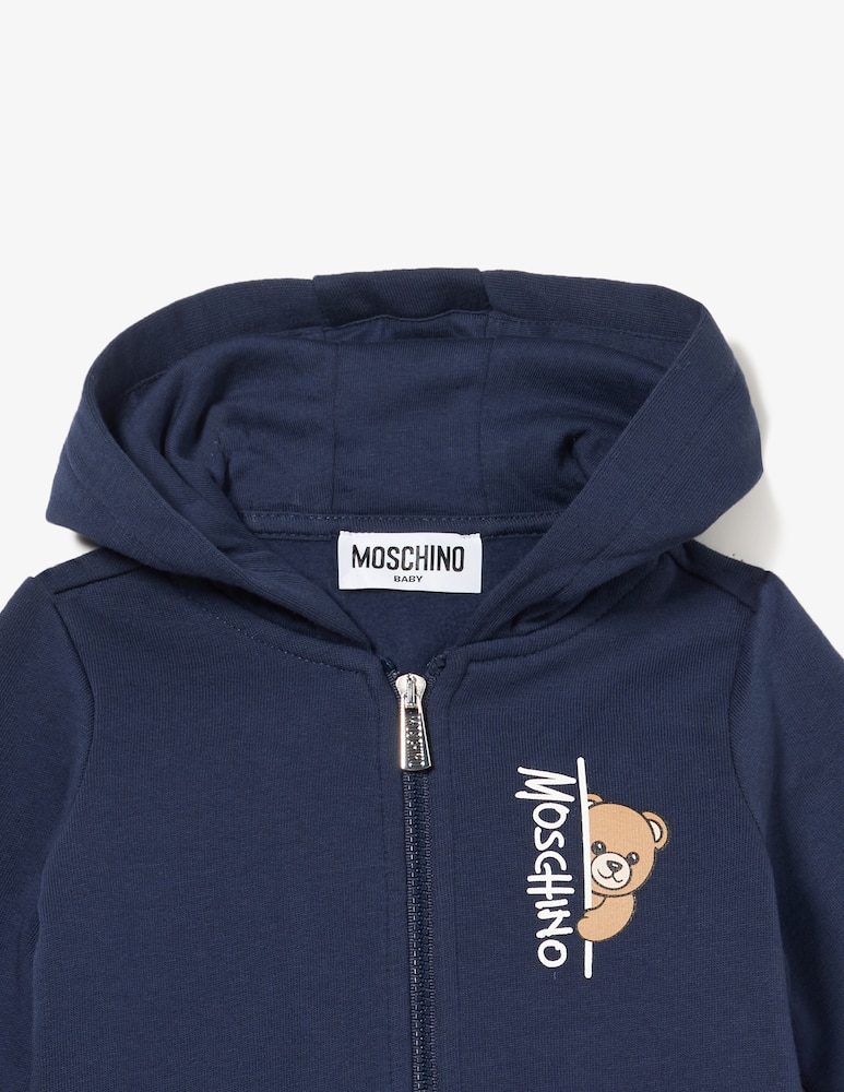 rinascente Moschino Set felpa con zip e pantaloni