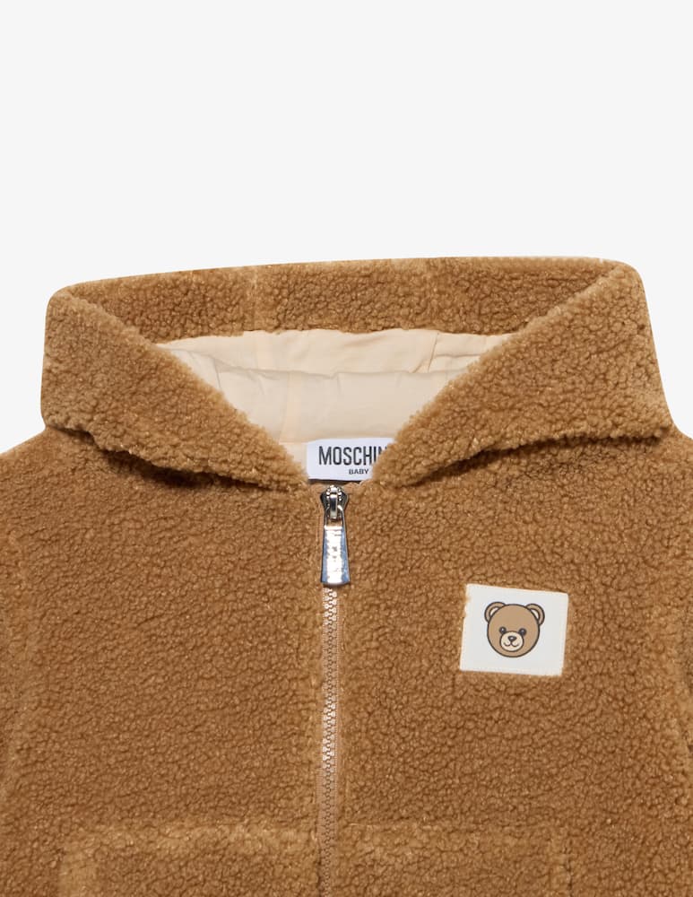 Moschino Giubbotto in sherpa con cappuccio - immagine 3 Moschino Giubbotto in sherpa con cappuccio - immagine 3