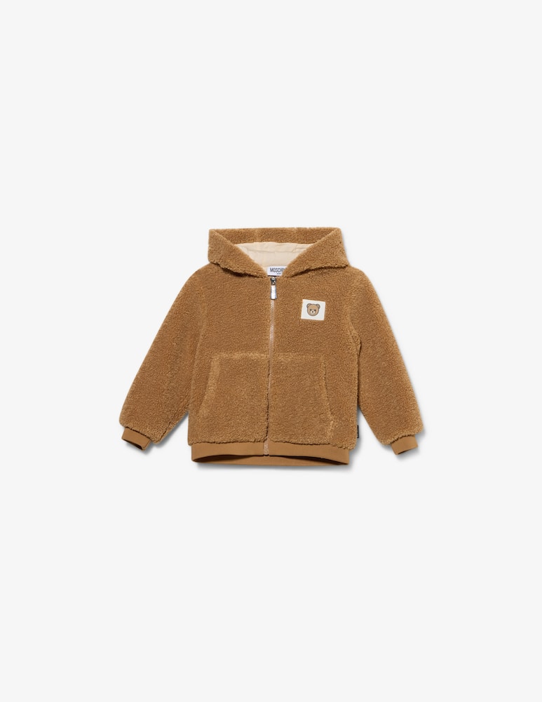 Moschino Giubbotto in sherpa con cappuccio - immagine 4 Moschino Giubbotto in sherpa con cappuccio - immagine 4