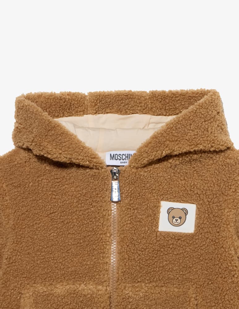 Moschino Giubbotto in sherpa con cappuccio - immagine 6 Moschino Giubbotto in sherpa con cappuccio - immagine 6