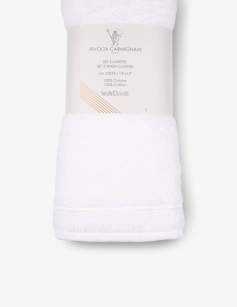 rinascente Rivolta Carmignani Cordonetto Set 3 Lavette Con Cordonetto