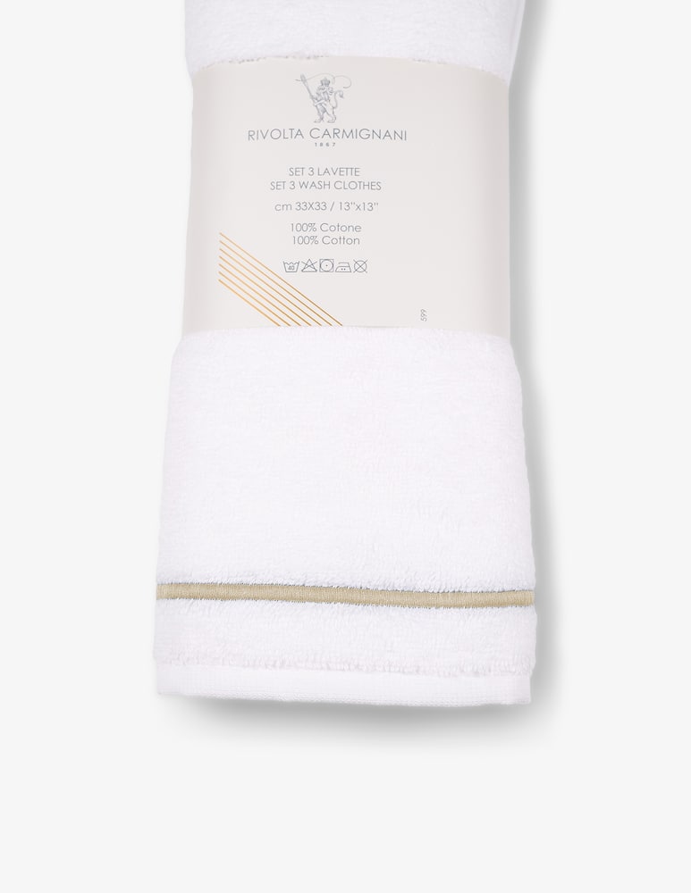 rinascente Rivolta Carmignani Cordonetto Set 3 Lavette