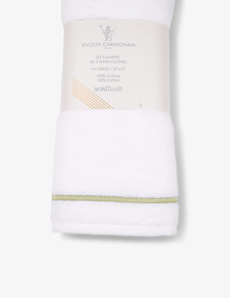 rinascente Rivolta Carmignani Cordonetto Set 3 Lavette