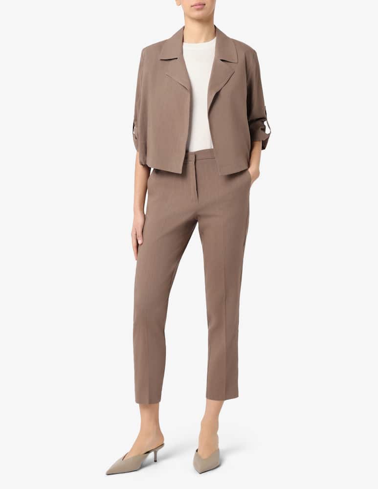 rinascente Marella Giacca in viscosa e lino stretch