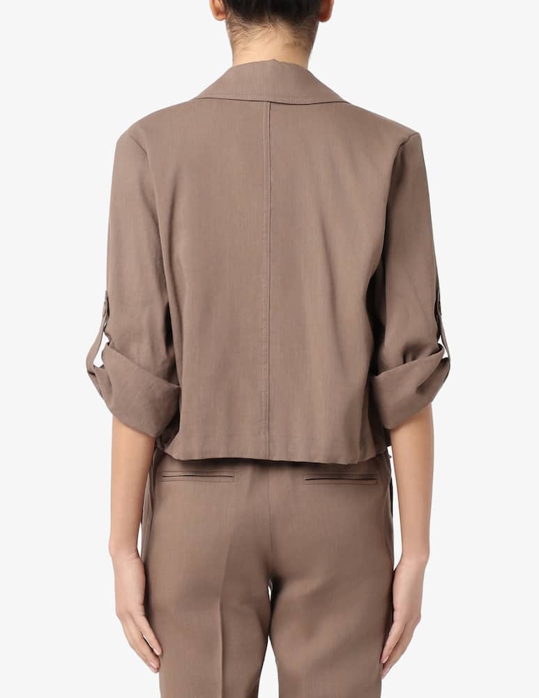 rinascente Marella Giacca in viscosa e lino stretch