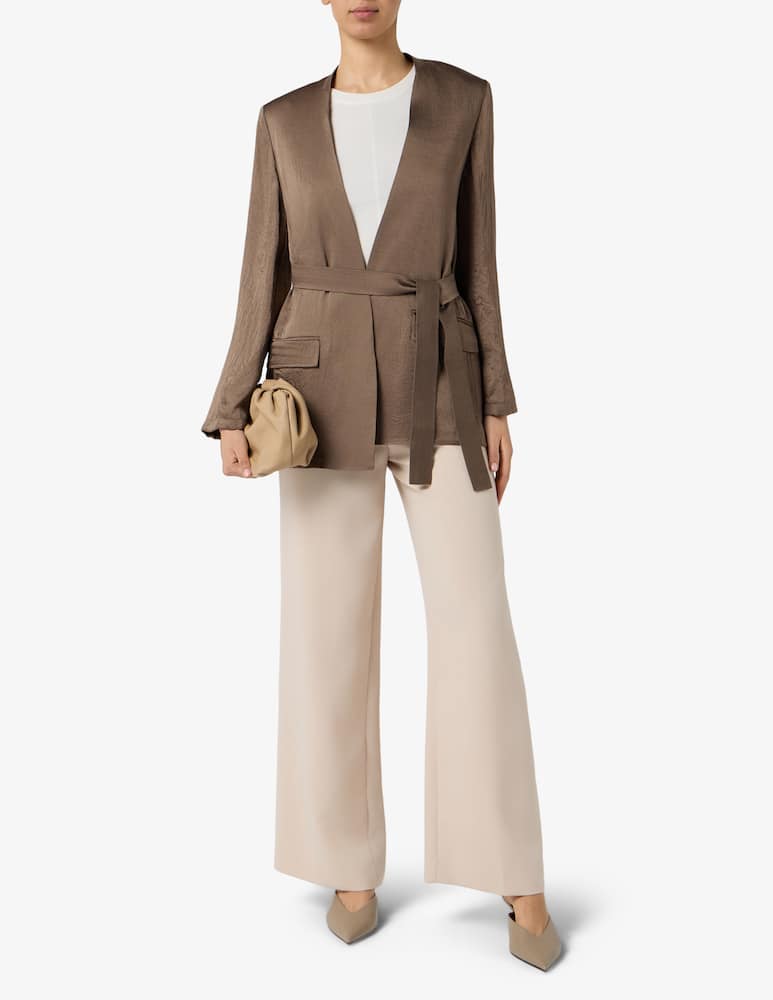 rinascente Marella Blazer con cintura Panda