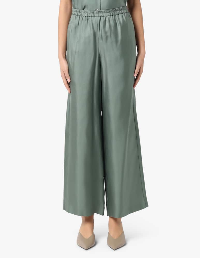 rinascente Marella Straight-fit silk trousers