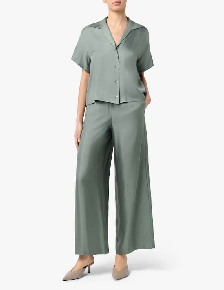 rinascente Marella Straight-fit silk trousers