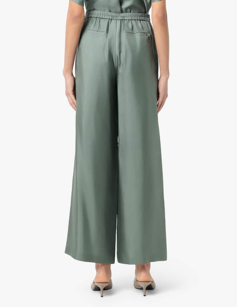 rinascente Marella Straight-fit silk trousers