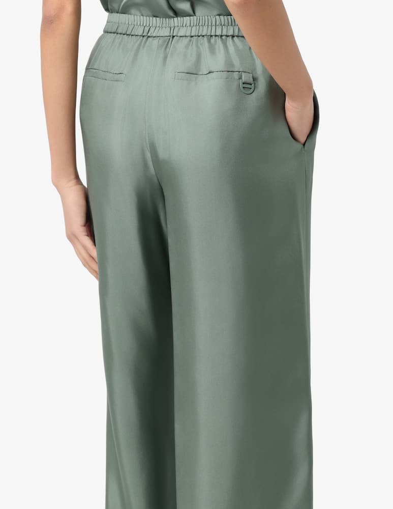 rinascente Marella Straight-fit silk trousers