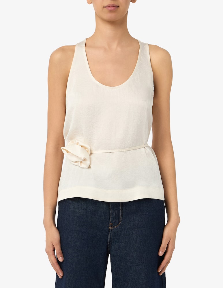 rinascente Marella Top with matching flower