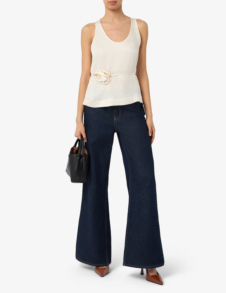 rinascente Marella Top with matching flower