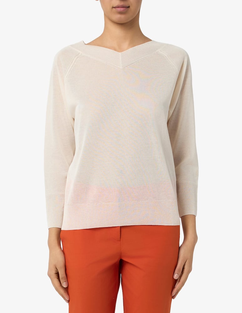 Marella Maglia con scollo a V MLMTUBO - immagine 1