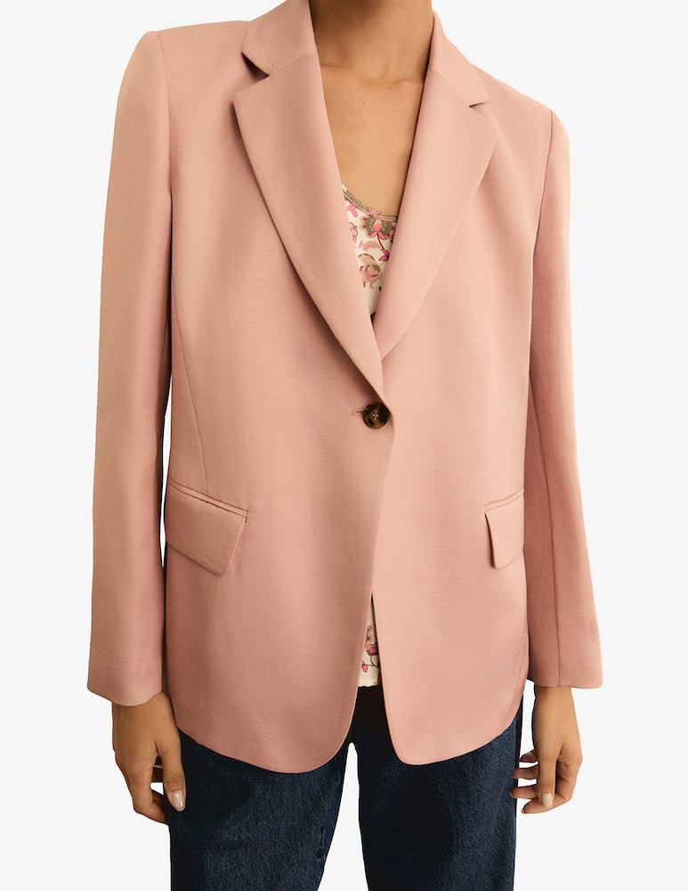 rinascente EMME Linen blend tailored blazer Emme x Rinascente
