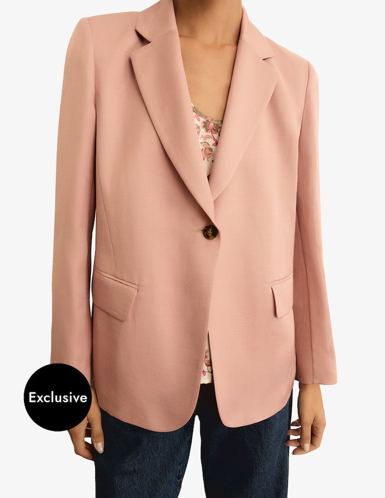 rinascente EMME Blazer monopetto in misto lino Emme x Rinascente