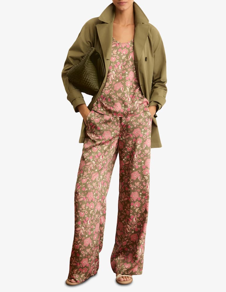 rinascente EMME Pantaloni twill floreali Baobab