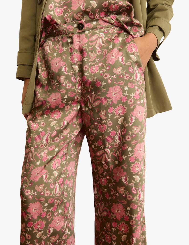 EMME Floral twill trousers Baobab Emme x Rinascente - picture 4 EMME Floral twill trousers Baobab Emme x Rinascente - picture 4