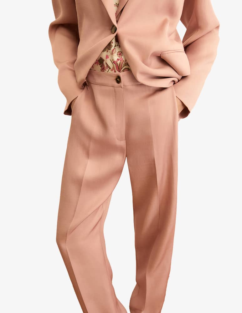 rinascente EMME Pantalone a gamba dritta in misto lino