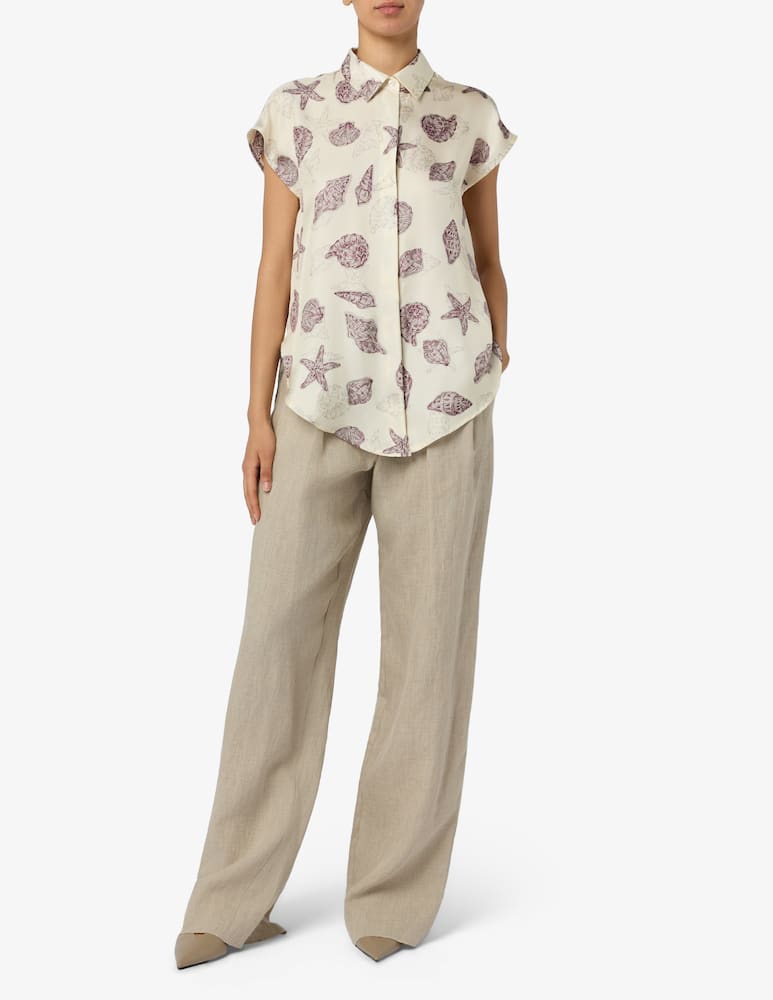 rinascente Marella Knot-detail silk shirt MLLRECENTE