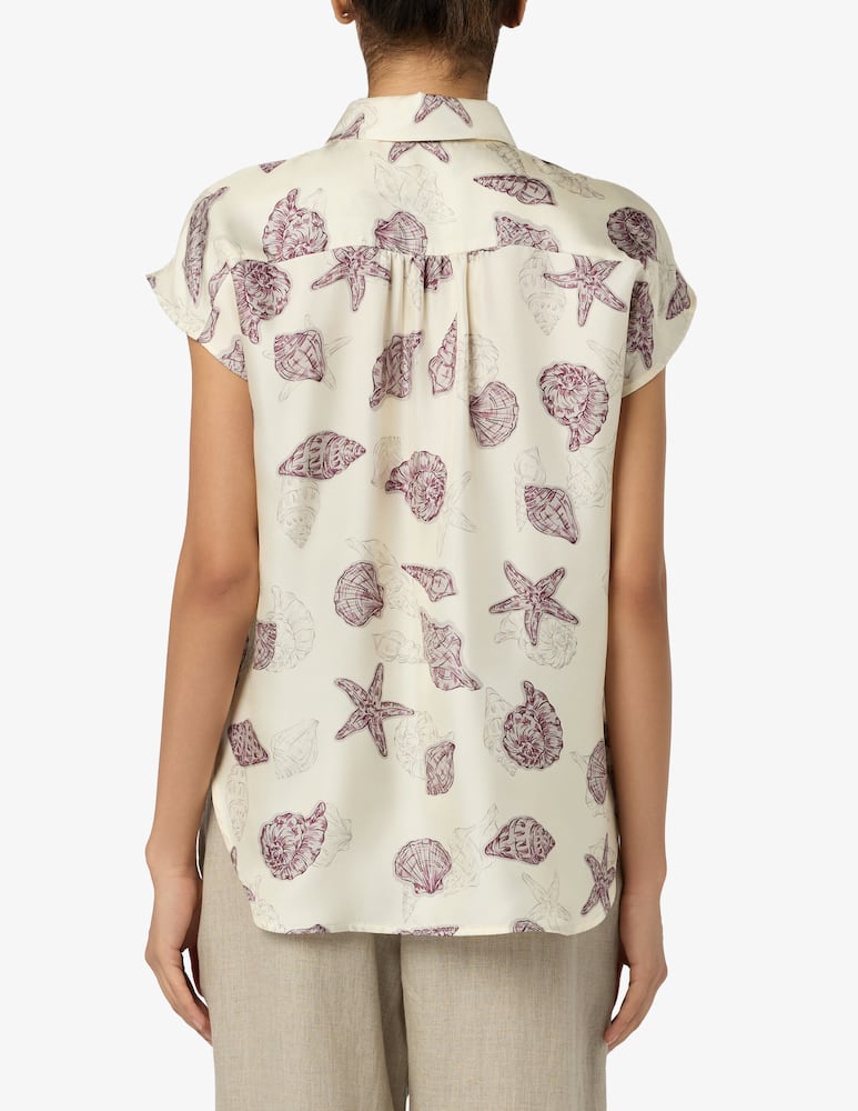 rinascente Marella Knot-detail silk shirt MLLRECENTE