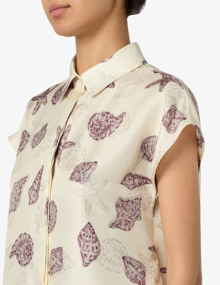 Marella Knot-detail silk shirt MLLRECENTE - picture 4 Marella Knot-detail silk shirt MLLRECENTE - picture 4