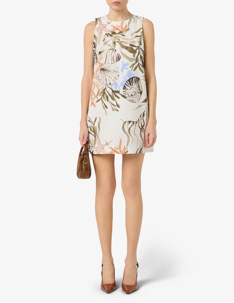 rinascente Marella Sleeveless poplin dress