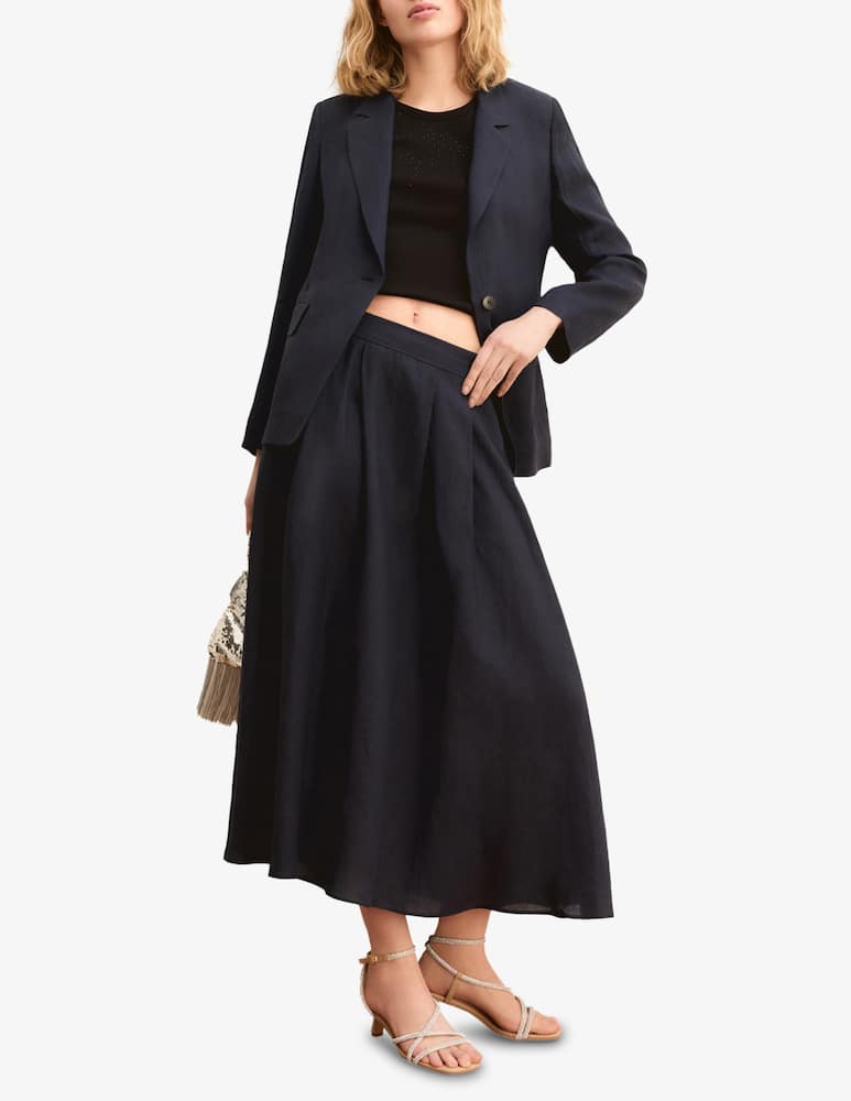 rinascente EMME Gonna svasata in lino Emme x Rinascente