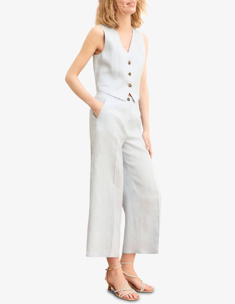 rinascente EMME Linen cropped trousers Emme x Rinascente
