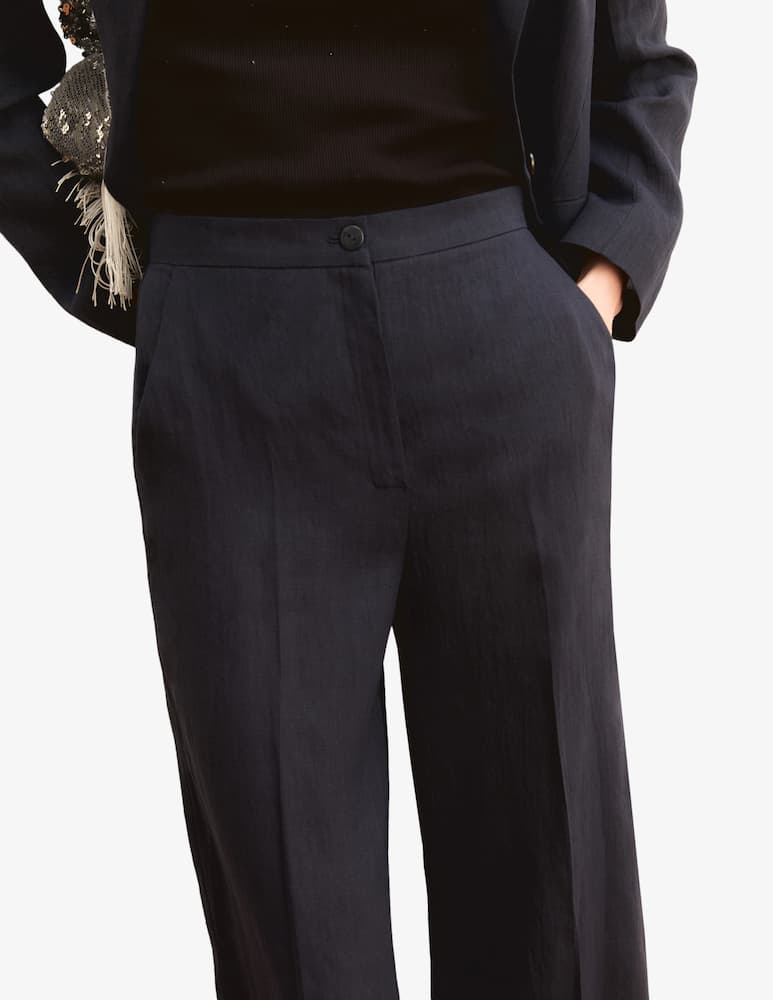 rinascente EMME Linen cropped trousers Emme x Rinascente