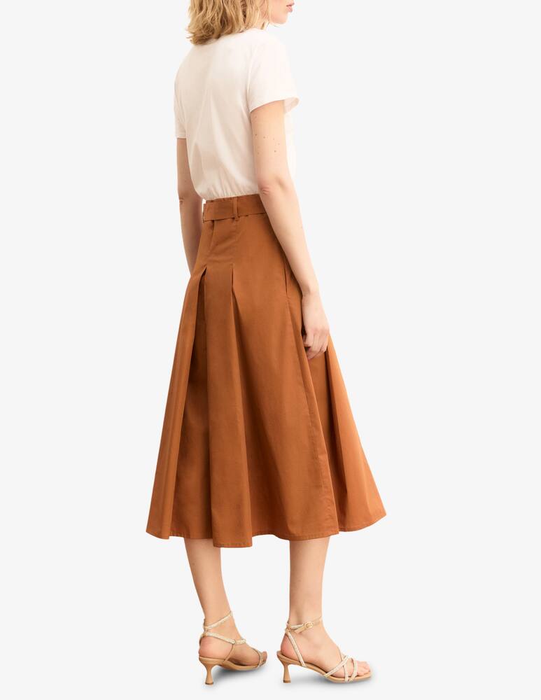 rinascente EMME Pleated midi skirt and t-shirt set Emme x Rinascente