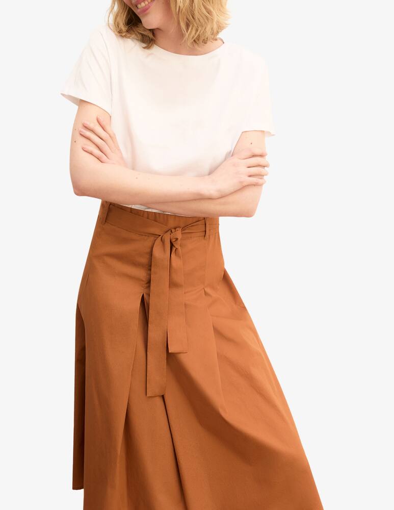 rinascente EMME Pleated midi skirt and t-shirt set Emme x Rinascente