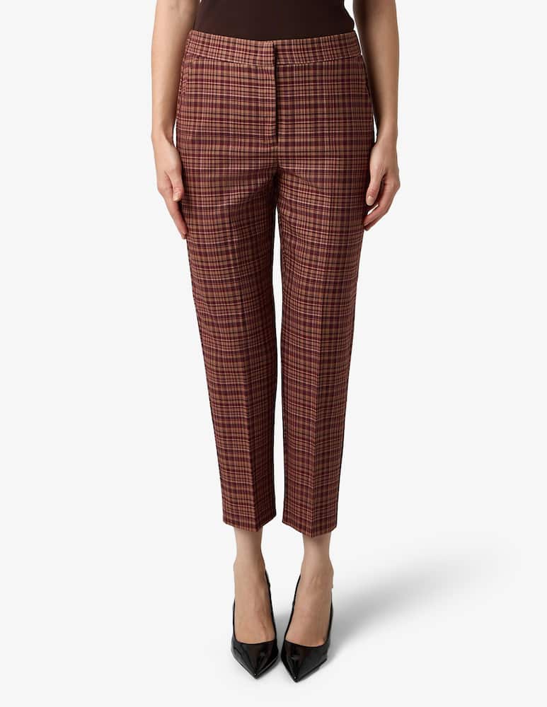 iBlues Pantaloni sigaretta tartan - immagine 1 iBlues Pantaloni sigaretta tartan - immagine 1