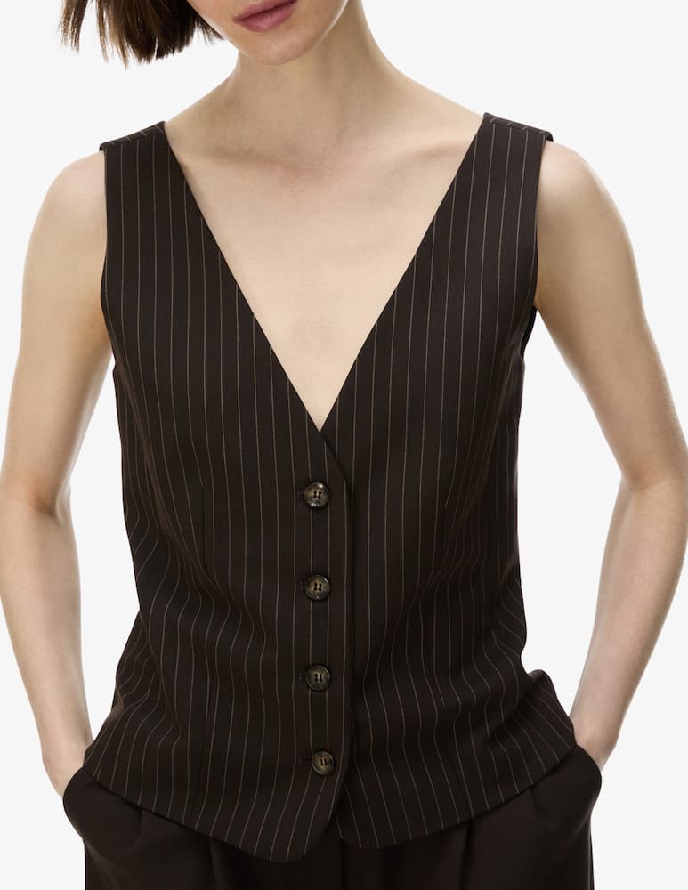 rinascente iBlues Pinstripe waistcoat