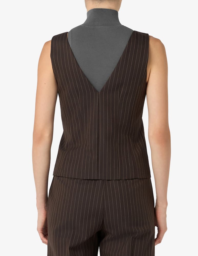 rinascente iBlues Pinstripe waistcoat