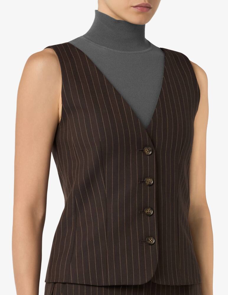 rinascente iBlues Pinstripe waistcoat