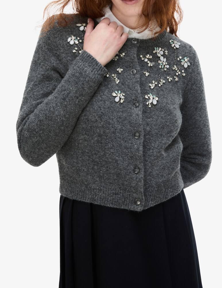 rinascente iBlues Alpaca embellished cardigan