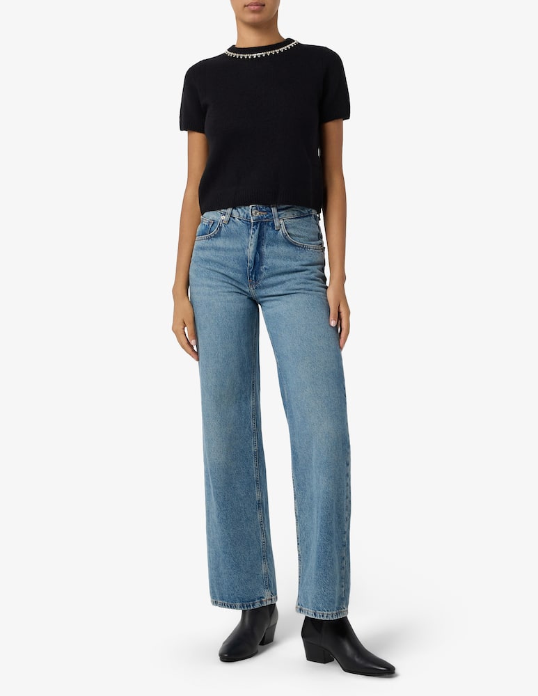 rinascente iBlues Jeweled knit t-shirt