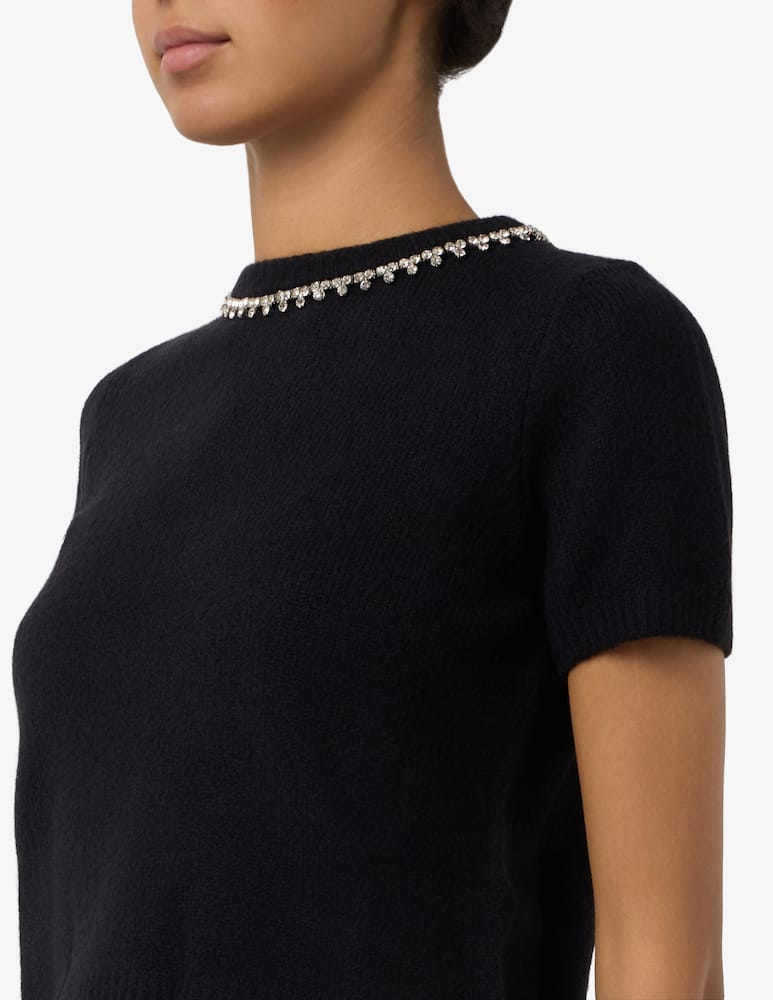 rinascente iBlues Jeweled knit t-shirt