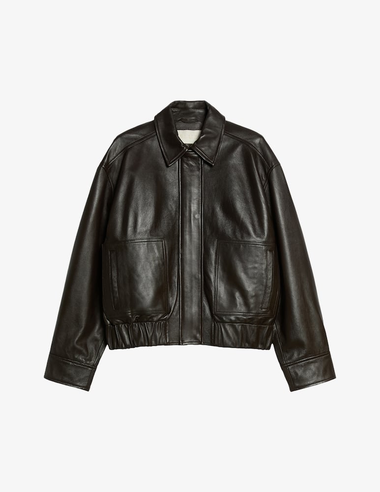 rinascente iBlues Bomber in pelle con fibbia