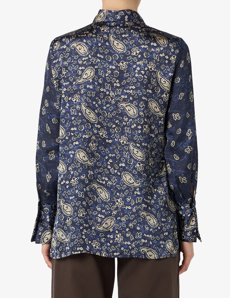 rinascente PENNYBLACK Camicia in raso con stampa paisley
