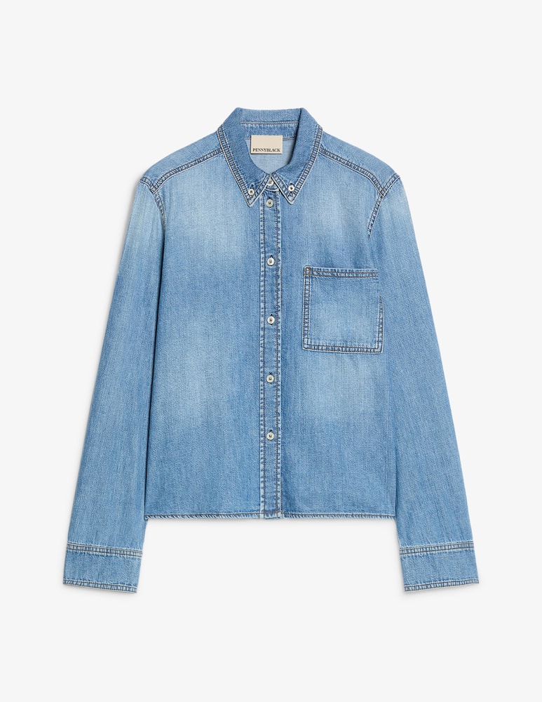 PENNYBLACK Camicia boxy in jeans Ombrina - immagine 1 PENNYBLACK Camicia boxy in jeans Ombrina - immagine 1